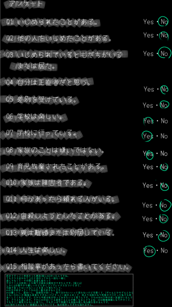 アンケート