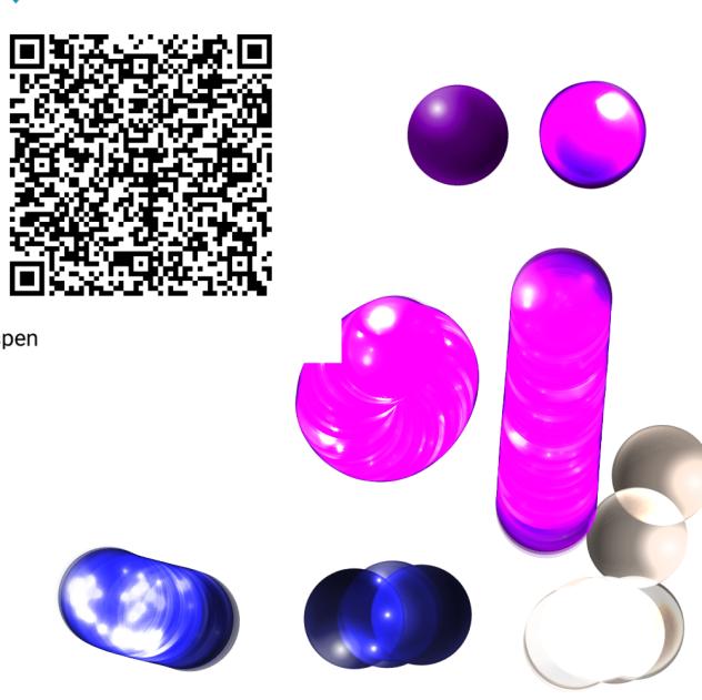 Eyes brush easy qr codes and brush