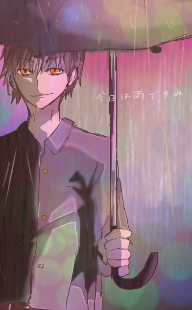 今日は雨ですね