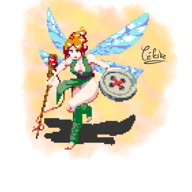 fée pixel art