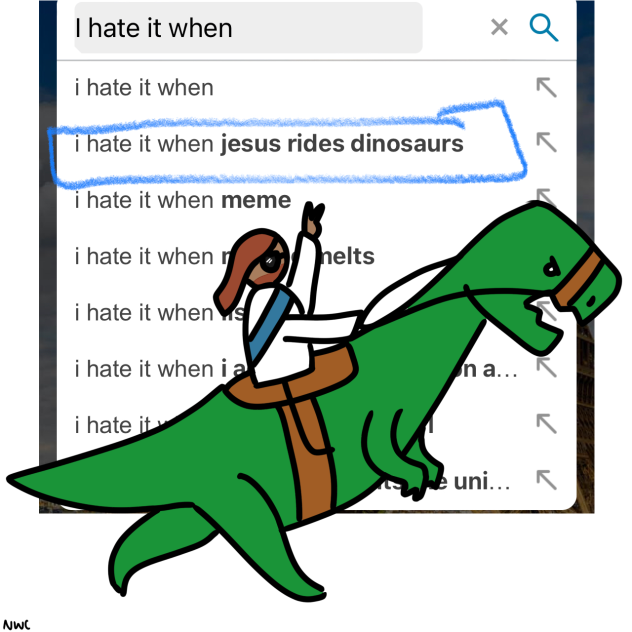 Jesus Rides Dinosaurs 🤭