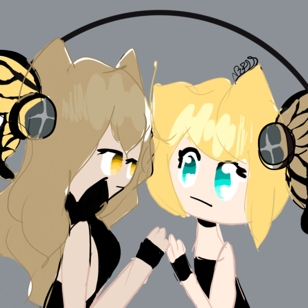 Vocaloid outfits on my characters pt.2 - ibisPaint