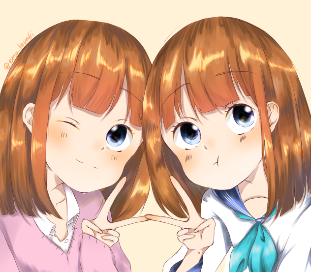 らくがき 双子ちゃん