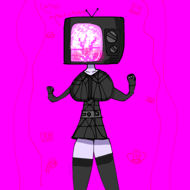 tv woman🖤