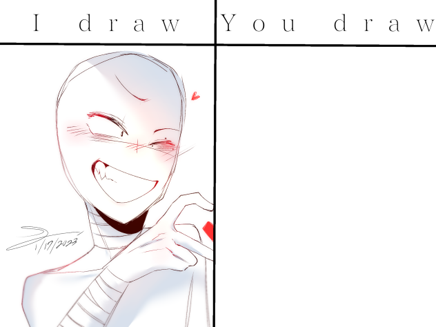 I draw You draw with my OC! (IdYd)⑧
