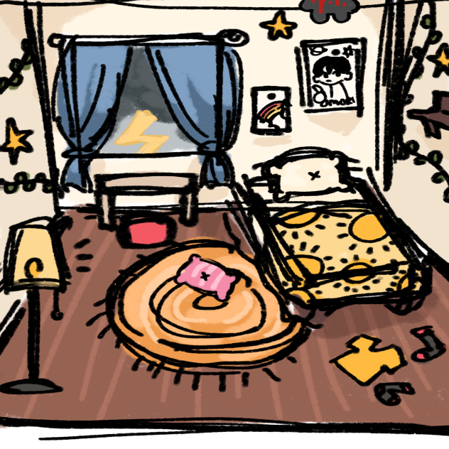 Little dude has a bedroom