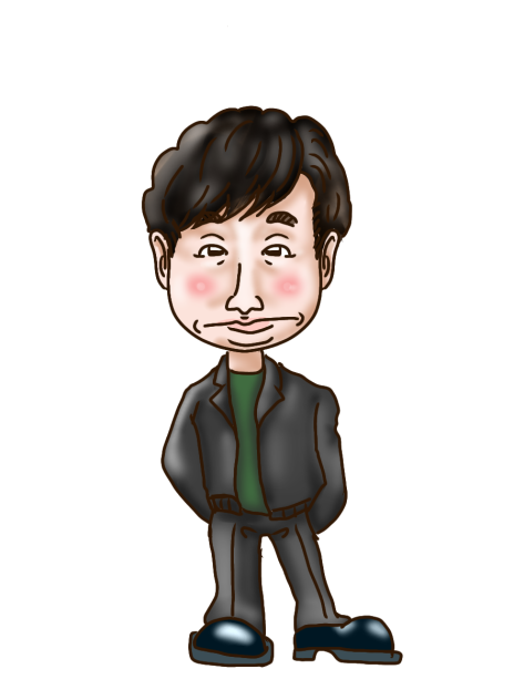 似顔絵　スピッツ　田村明浩