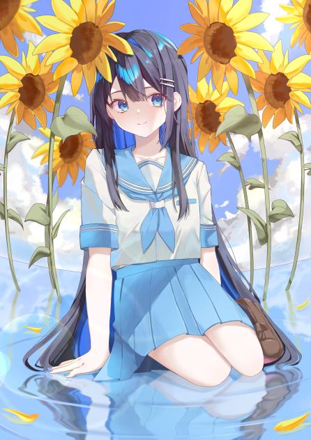 夏と向日葵