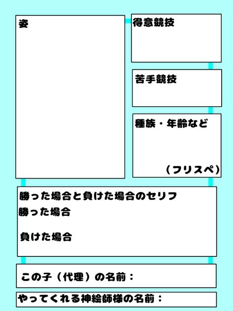 代理運動会開始