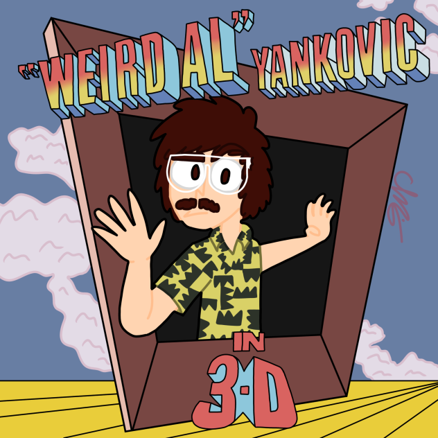 “Weird Al” Yankovic In 3-D redraw