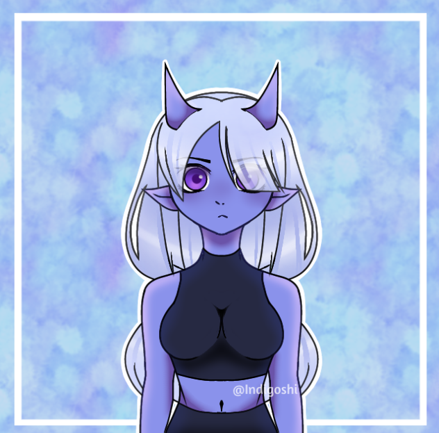 Demon oc anime artstyle - ibisPaint