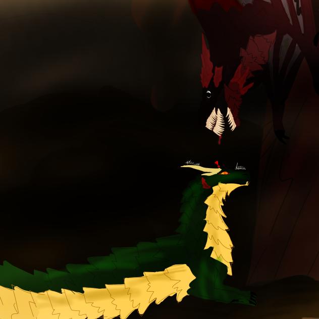 the wirm and the wyvern (canibal wyvern)