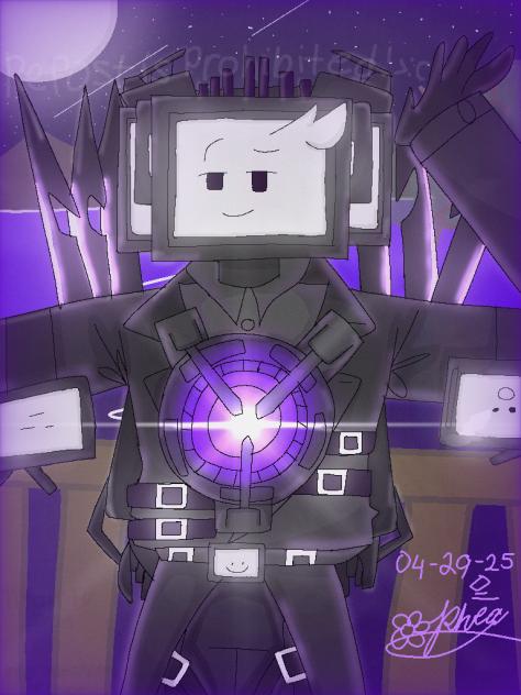 Titan TV man 📺💜 (new style)