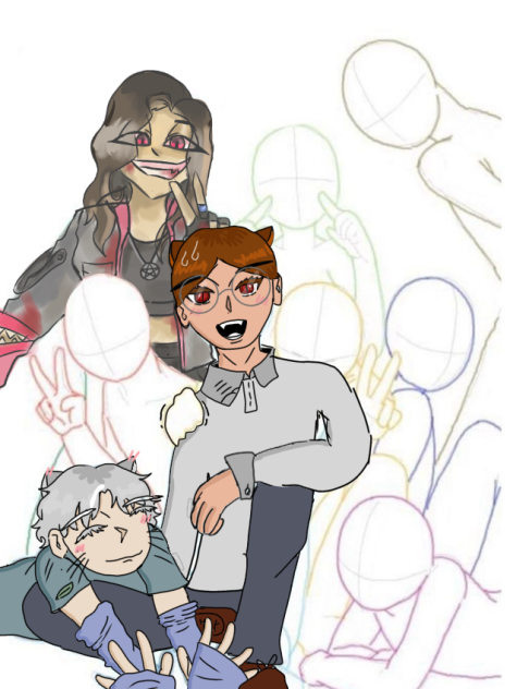 group photo collab! 🐱 - ibisPaint