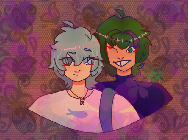 fish and nozomi❤️❤️