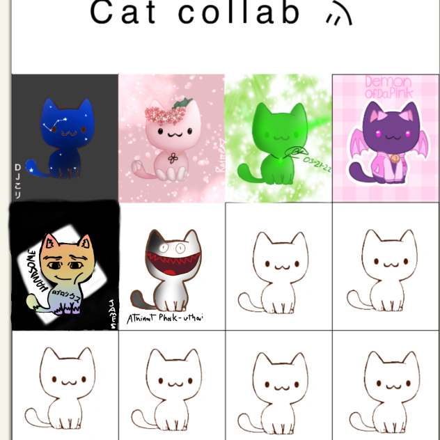 Cat collab  Happy Cat