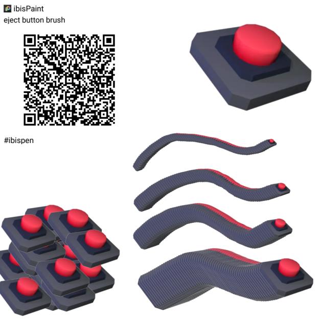 eject button brush