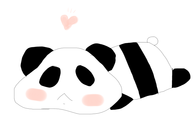 ぐったりパンダ