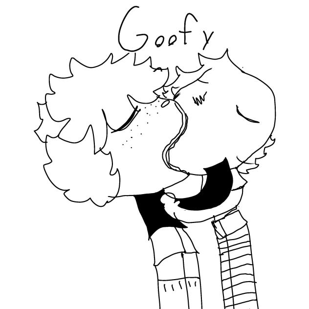 Unfinished goofy ass art