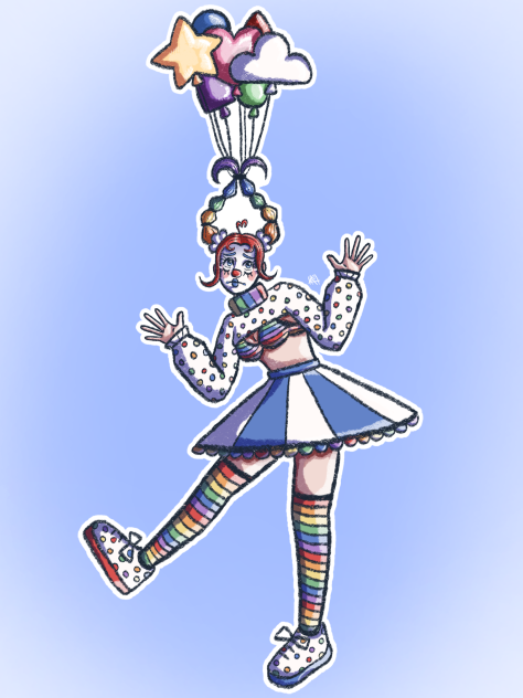 Rainbow Clown 27.08.2024