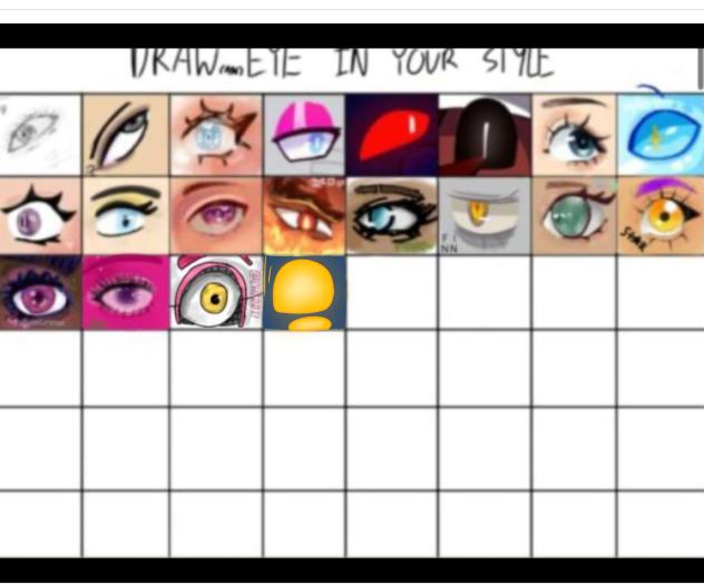 Draw an Eye in your style collab