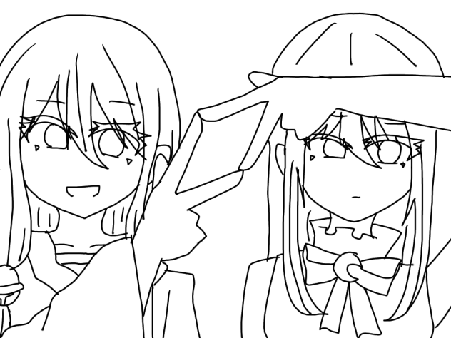 神隠し線画