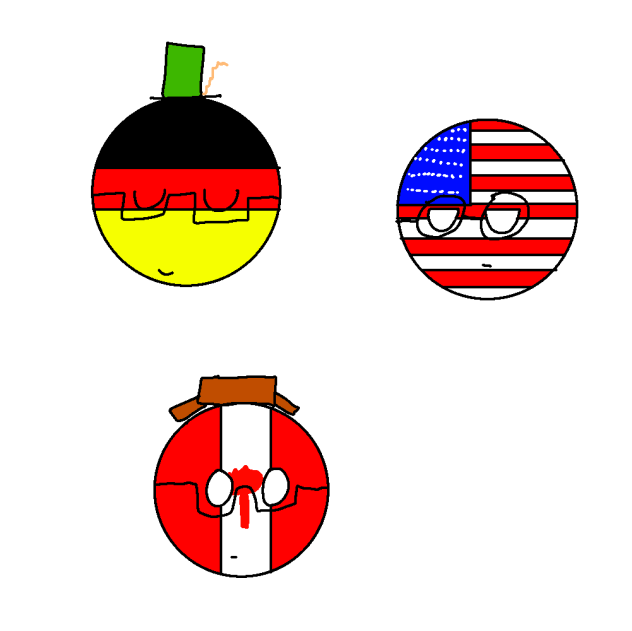 ny countryballs have eyeglasses