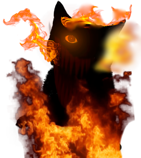 The Burning Cat - ibisPaint