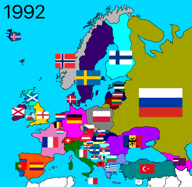 勝手にヨーロッパの国土変化（番外編）