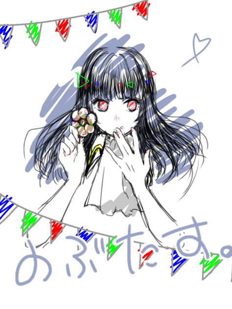 のぶたすの落書き×2だお☆