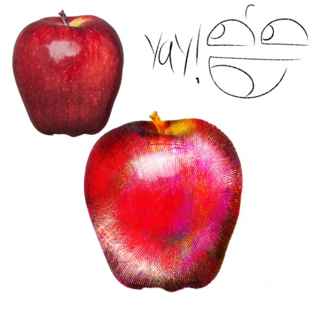 Idfk what this artstyle is called, Apple