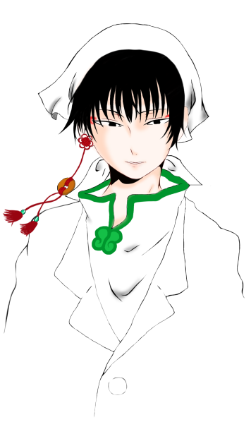 鬼灯の冷徹 白澤 Ibispaint