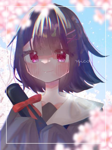 桜の下