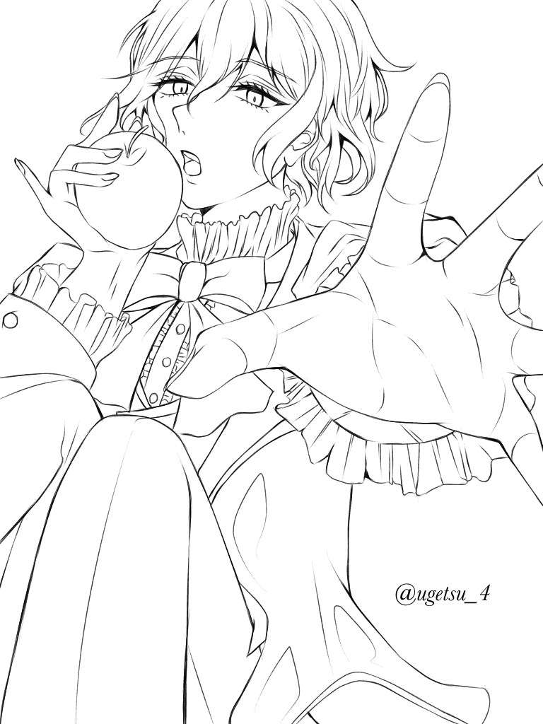 エペル 線画 Ibispaint