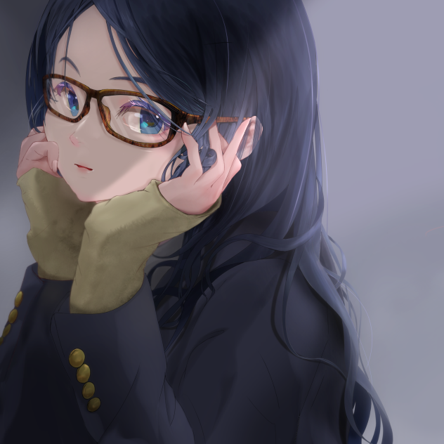 Rest her chin on her hands