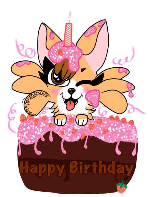 Chocolate Strawberry Birthday Cake - Spe