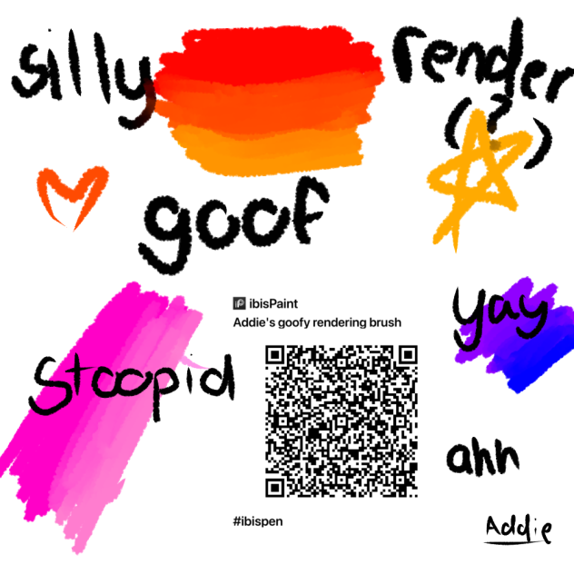 my lil goofy rendering brush - ibisPaint