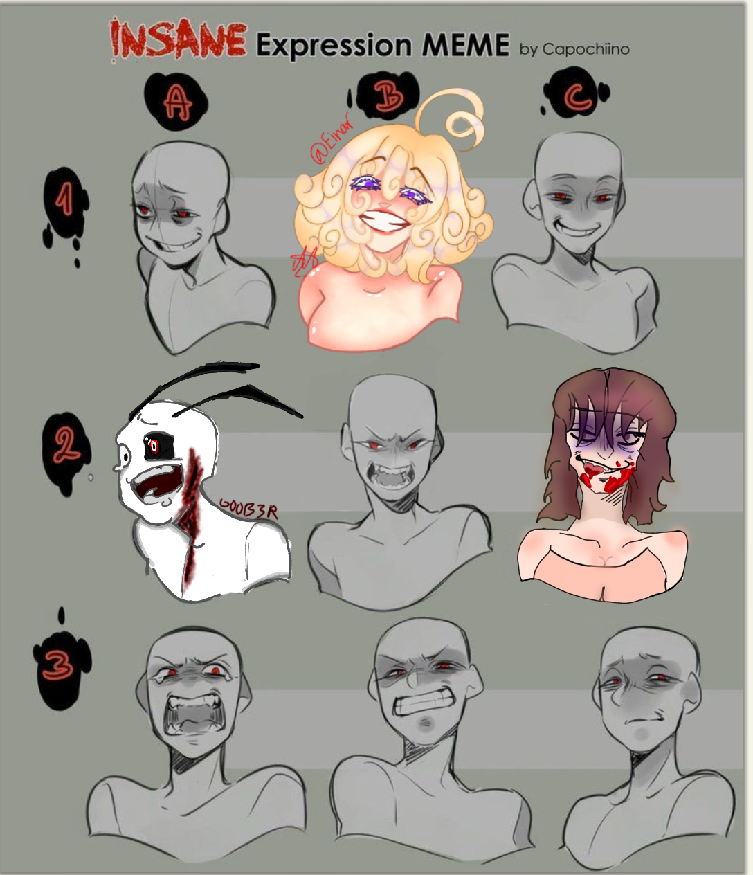 Insane face collab! - ibisPaint