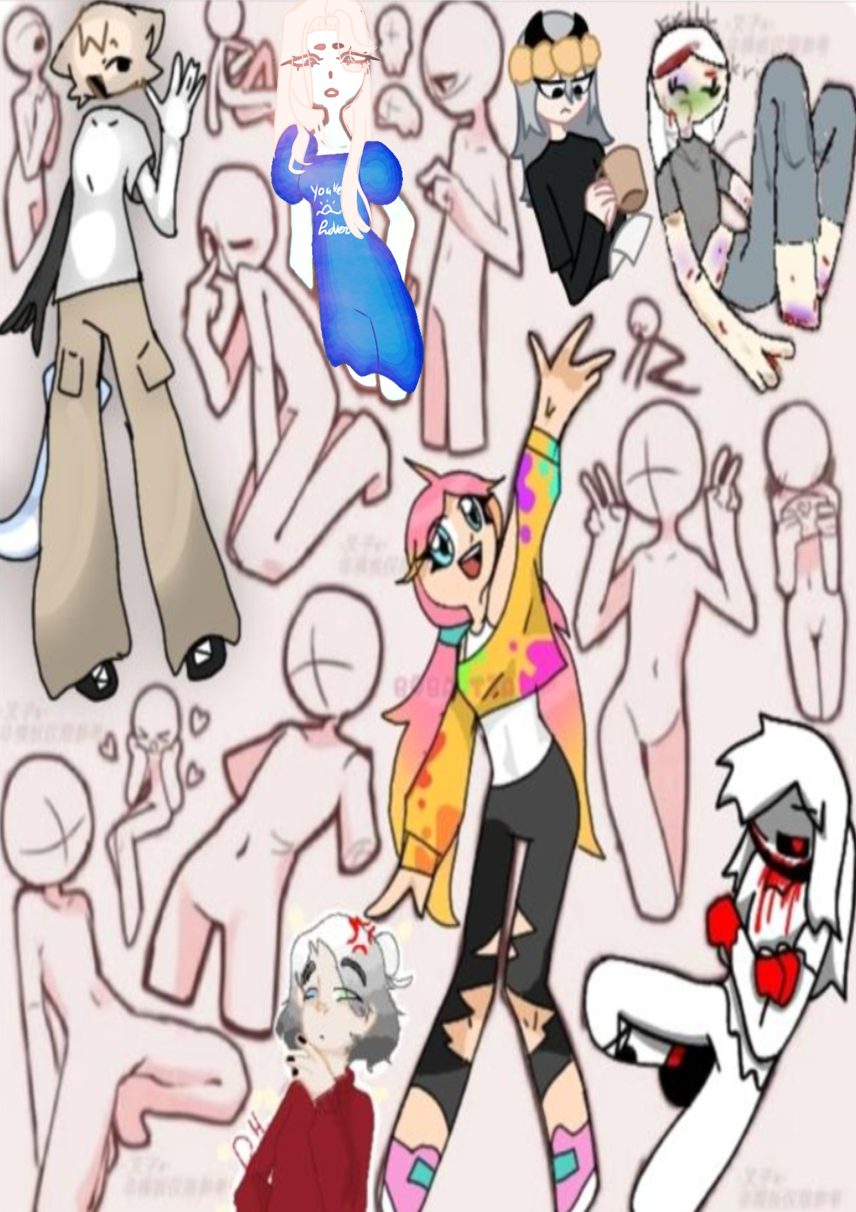 pose collab - ibisPaint