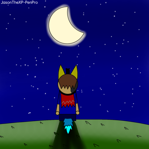 The Night & Moon - ibisPaint
