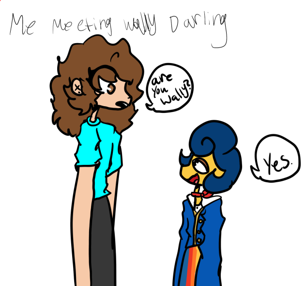 me meeting wally darling