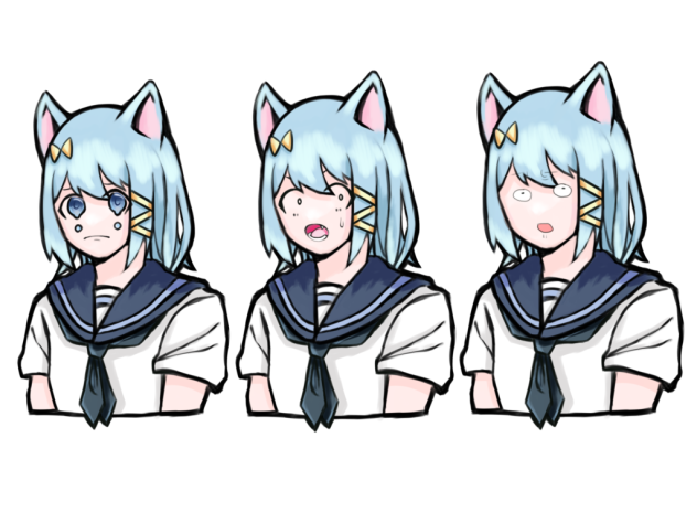 小鯨の潮吹きタイム　立ち絵2