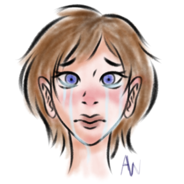 Crying Sketch #1 - ibisPaint