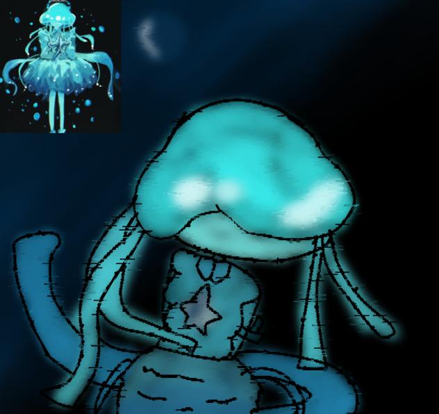 Jellyfish girl fanart