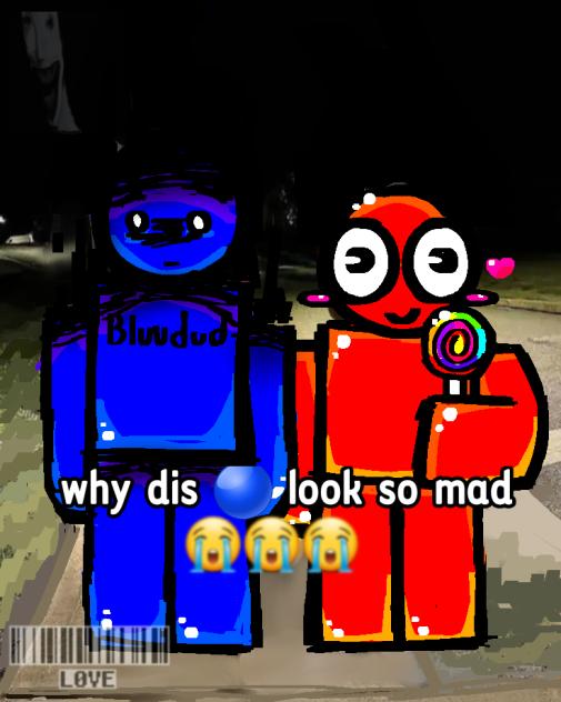why dis 🔵 look so mad😭😭😭