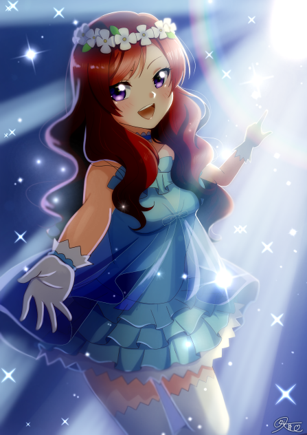 ロングヘアなユメノトビラ真姫（ラブライブ）