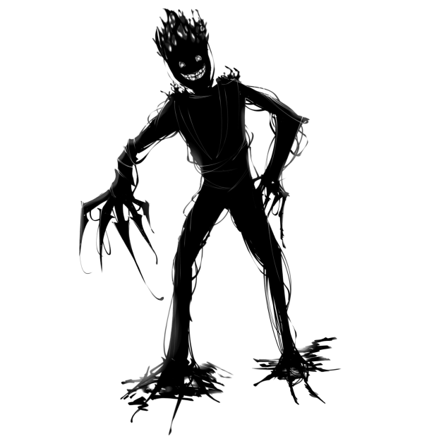 15 smiling shadow people