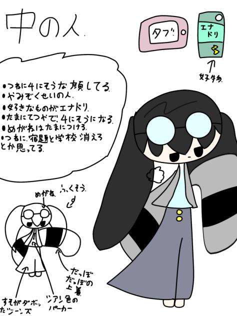 中の人。