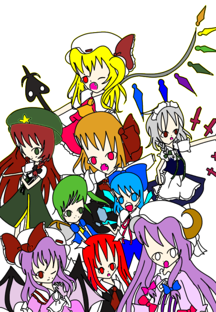 まるむきゅうさん線画お借りしました!