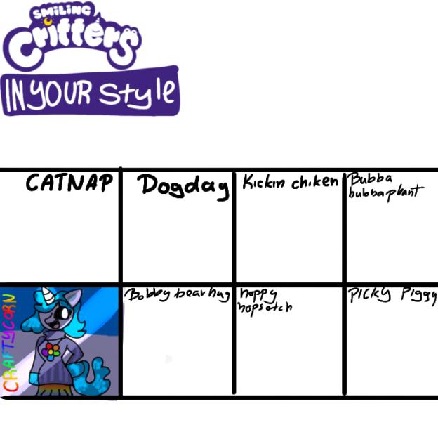 draw a smiling critter in your style💫